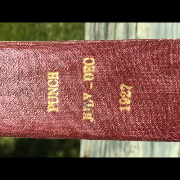 1927 Punch. UK book 1927 July-Dec CLXXIII